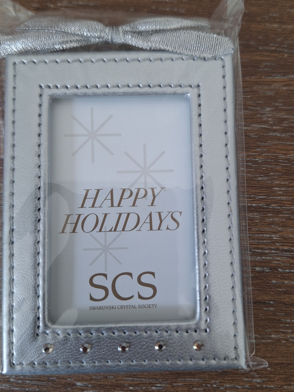 Swarovski SCS Loyalty Ornament 2010 Christmas Snowflake Hanging 1271360